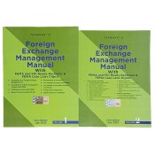Taxmann's Foreign Exchange Management Manual with FEMA and FDI Ready Reckoner & FEMA Case Laws Digest [2 Volume Edn. 2023 ]